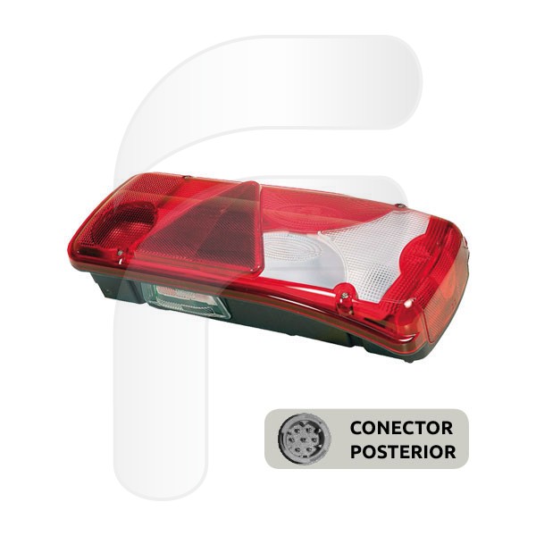 REAR LAMPS REAR LAMPS WITH TRIANGLE WITH LICENSE P